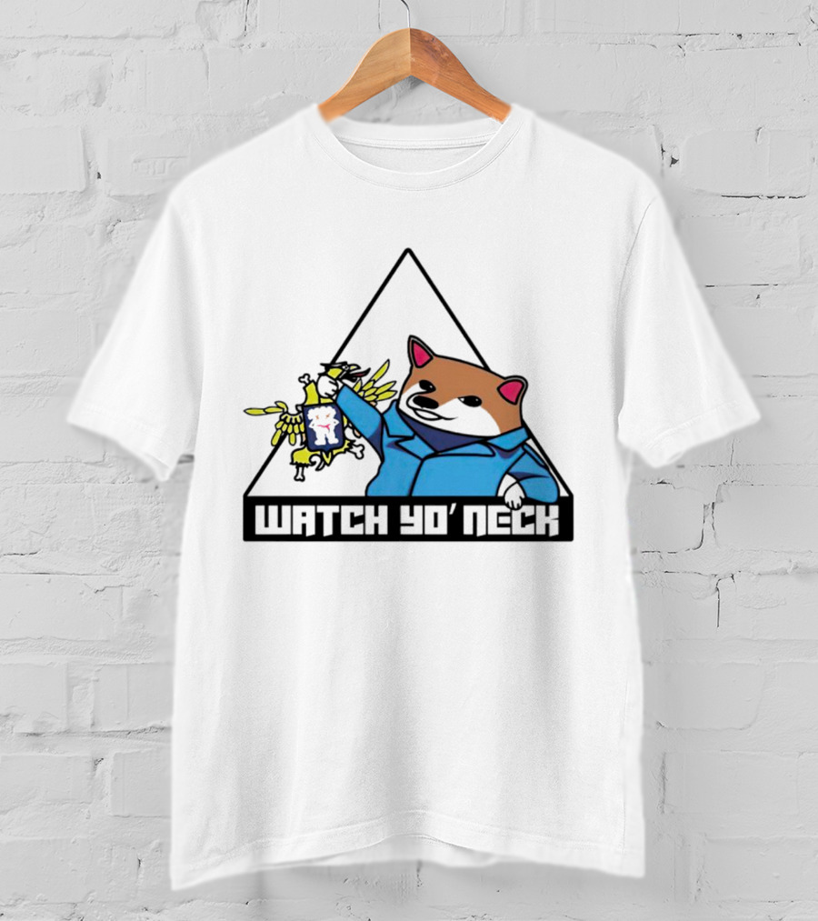 Watch Yo’ Neck Racoon Holding Chicken T-Shirt