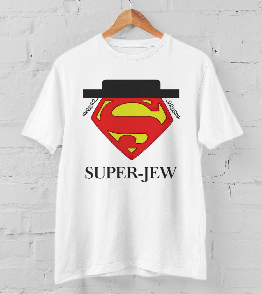 Superman Super-Jew Emblem T-Shirt
