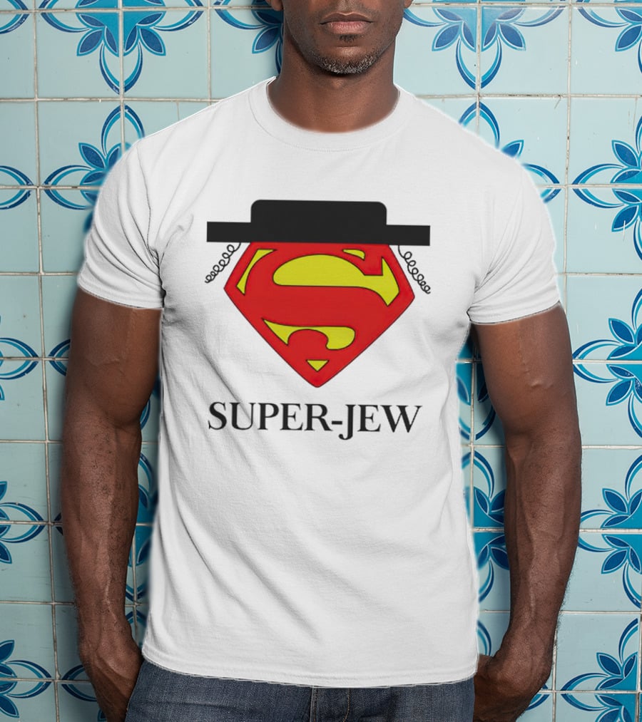 Superman Super-Jew Emblem T-Shirt