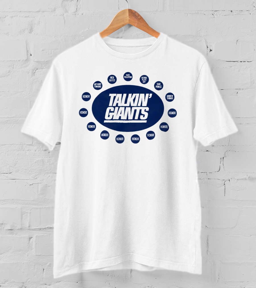 Talkin’ Giants Andrew Thomas Ring Of Honor T-Shirt