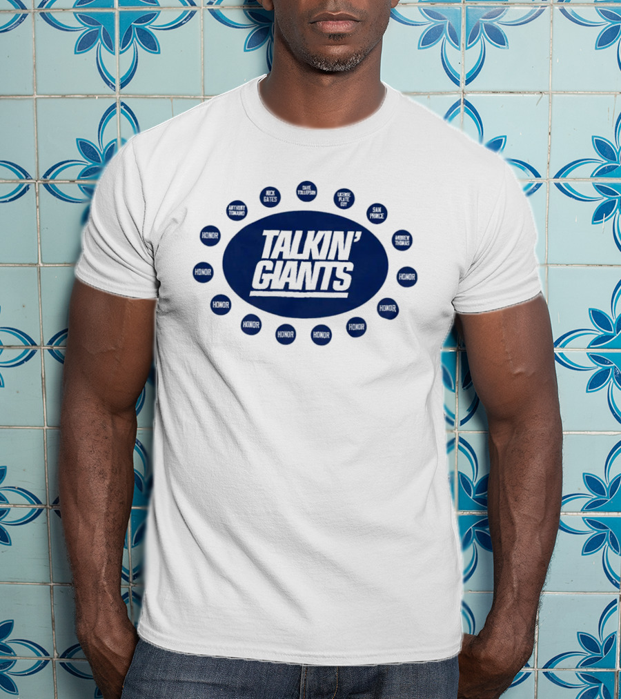 Talkin’ Giants Andrew Thomas Ring Of Honor T-Shirt