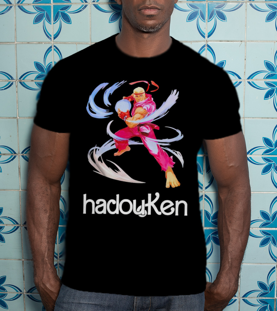 Barbie Hadou Ken Fighter Moves Hadouken T-Shirt
