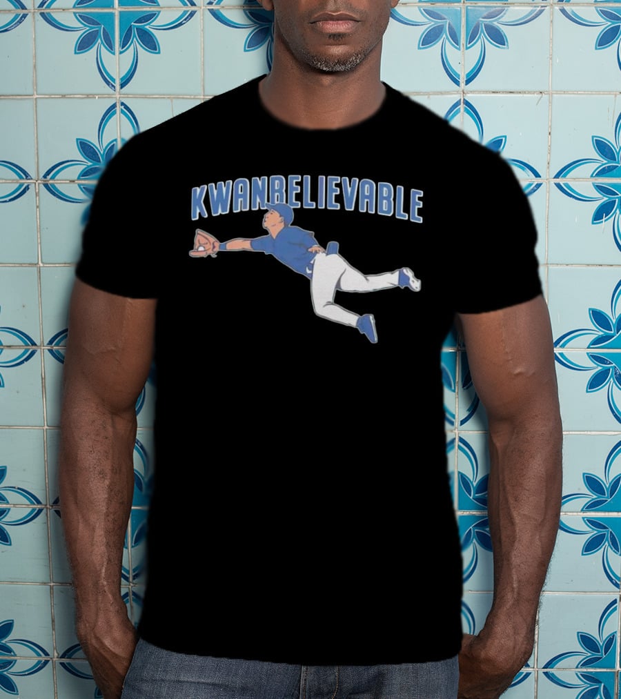Cleveland Guardians Steven Kwan Kwan Believable Baseball Catch T-Shirt