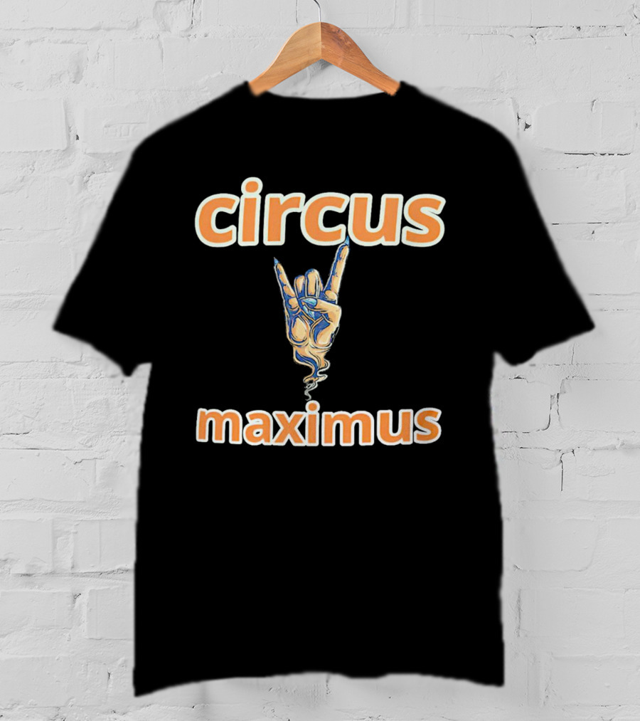 Circus Maximus Groovy Travis Scott Hand T-Shirt
