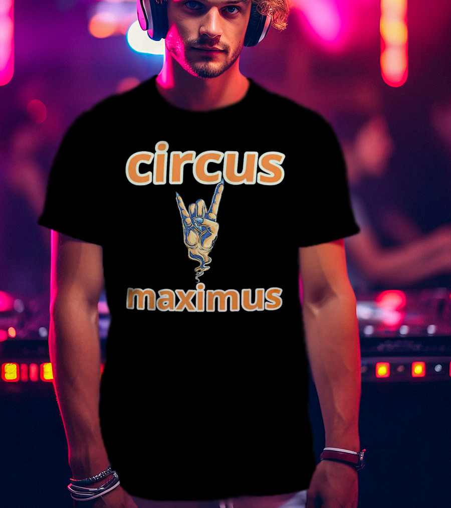 Circus Maximus Groovy Travis Scott Hand T-Shirt