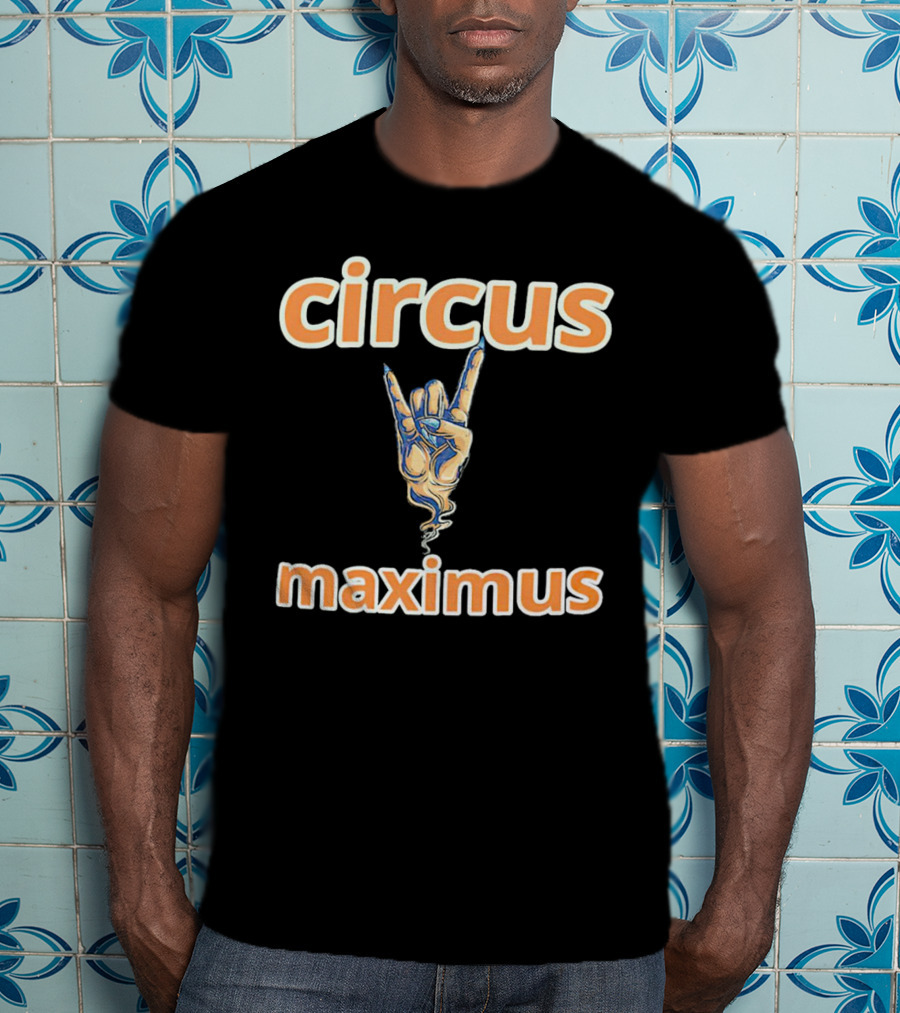 Circus Maximus Groovy Travis Scott Hand T-Shirt
