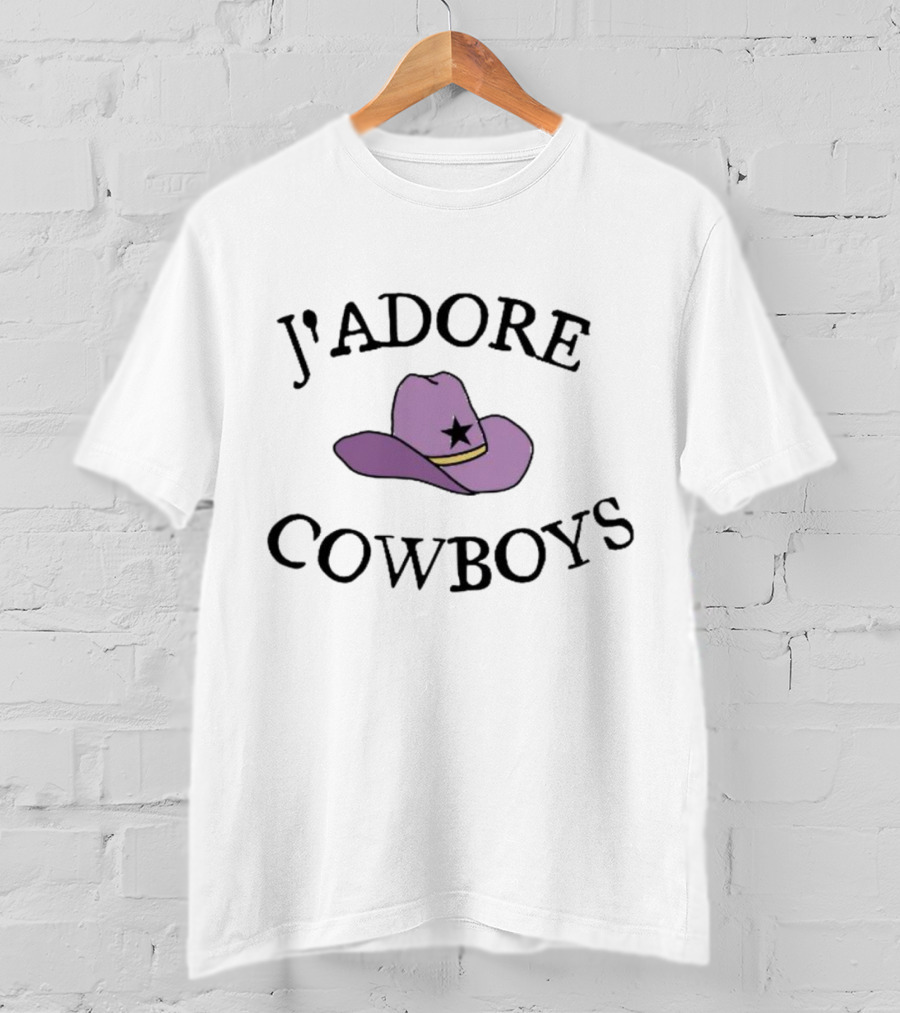 J’adore Cowboys Purple Hat With Star T-Shirt