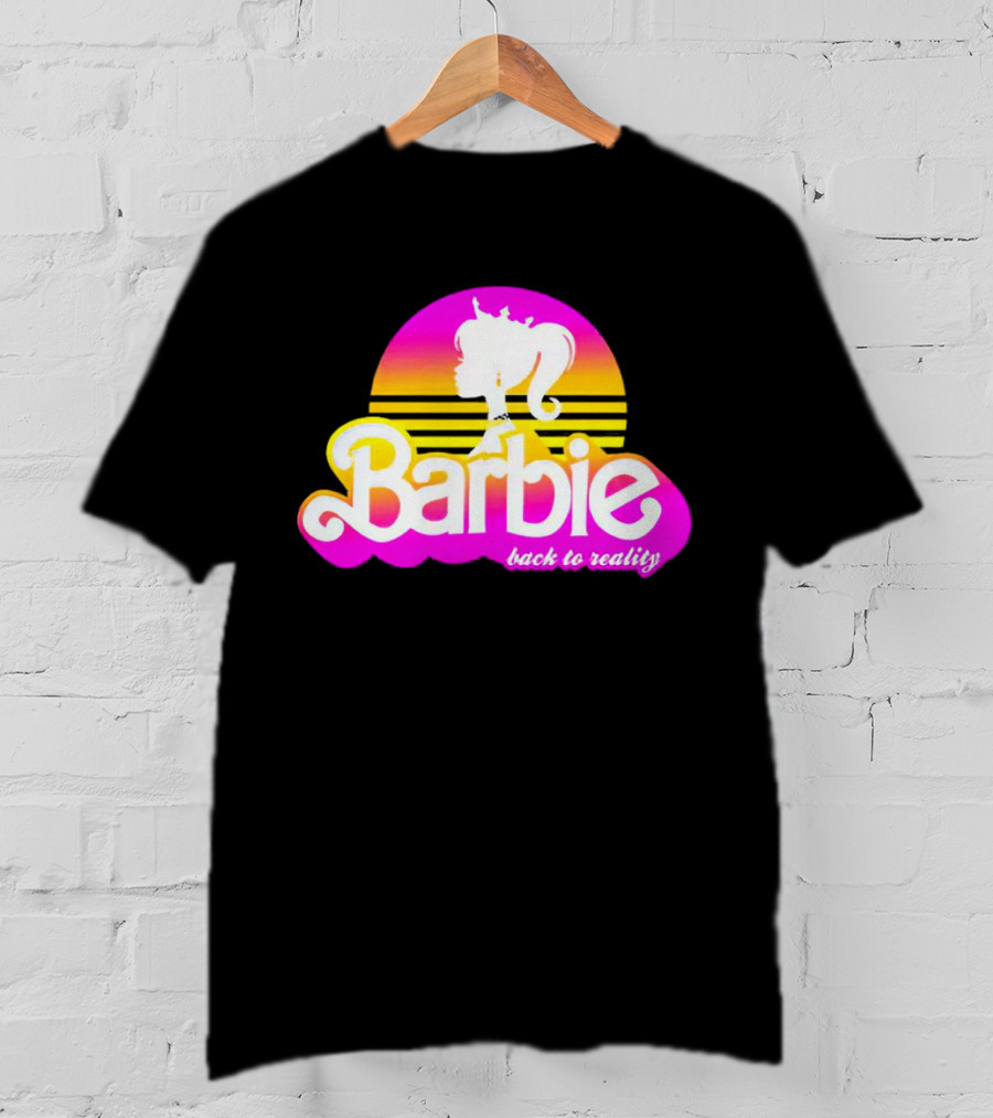 Barbie Back To Reality Retro Sunset T-Shirt