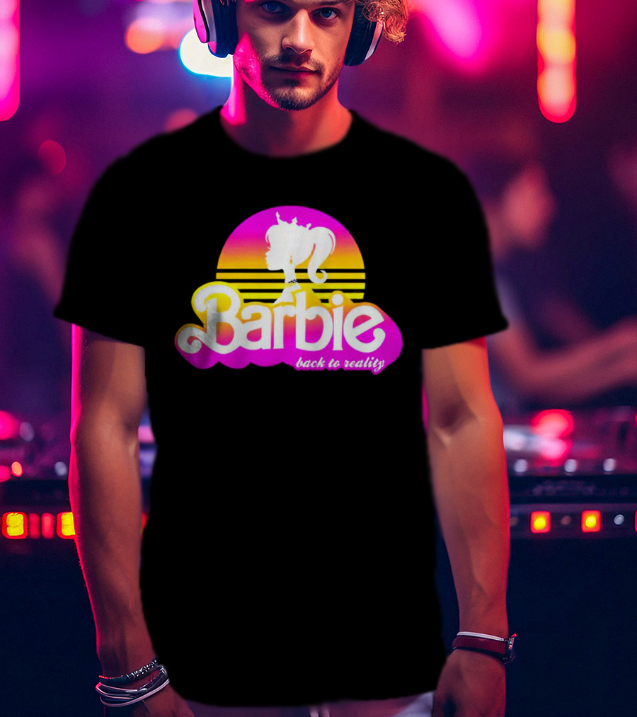 Barbie Back To Reality Retro Sunset T-Shirt