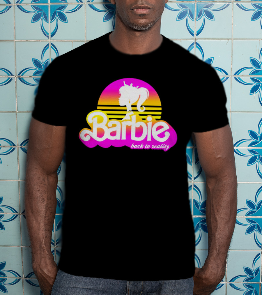 Barbie Back To Reality Retro Sunset T-Shirt