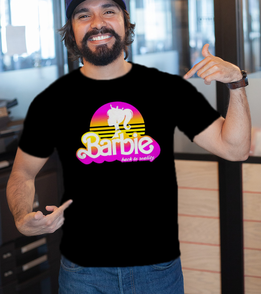 Barbie Back To Reality Retro Sunset T-Shirt