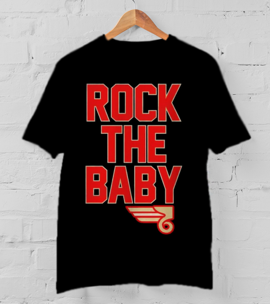 ROCK THE BABY Basketball Dunking T-Shirt