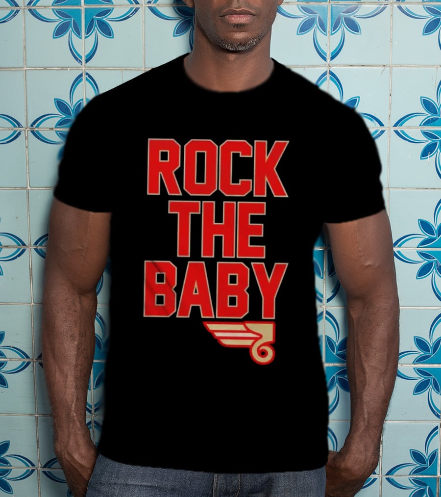 ROCK THE BABY Basketball Dunking T-Shirt