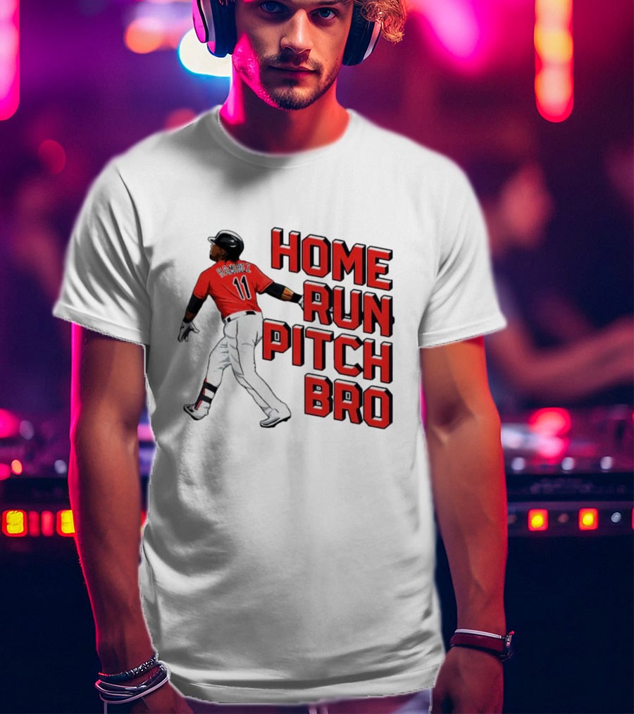 Jose Ramirez 11 Home Run Pitch Bro T-Shirt