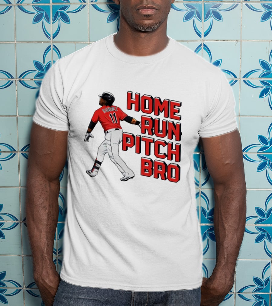 Jose Ramirez 11 Home Run Pitch Bro T-Shirt
