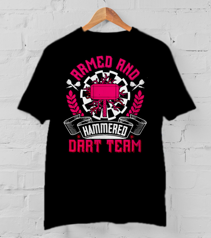 Armed And Hammered Dart Team Hammer Laurel T-Shirt