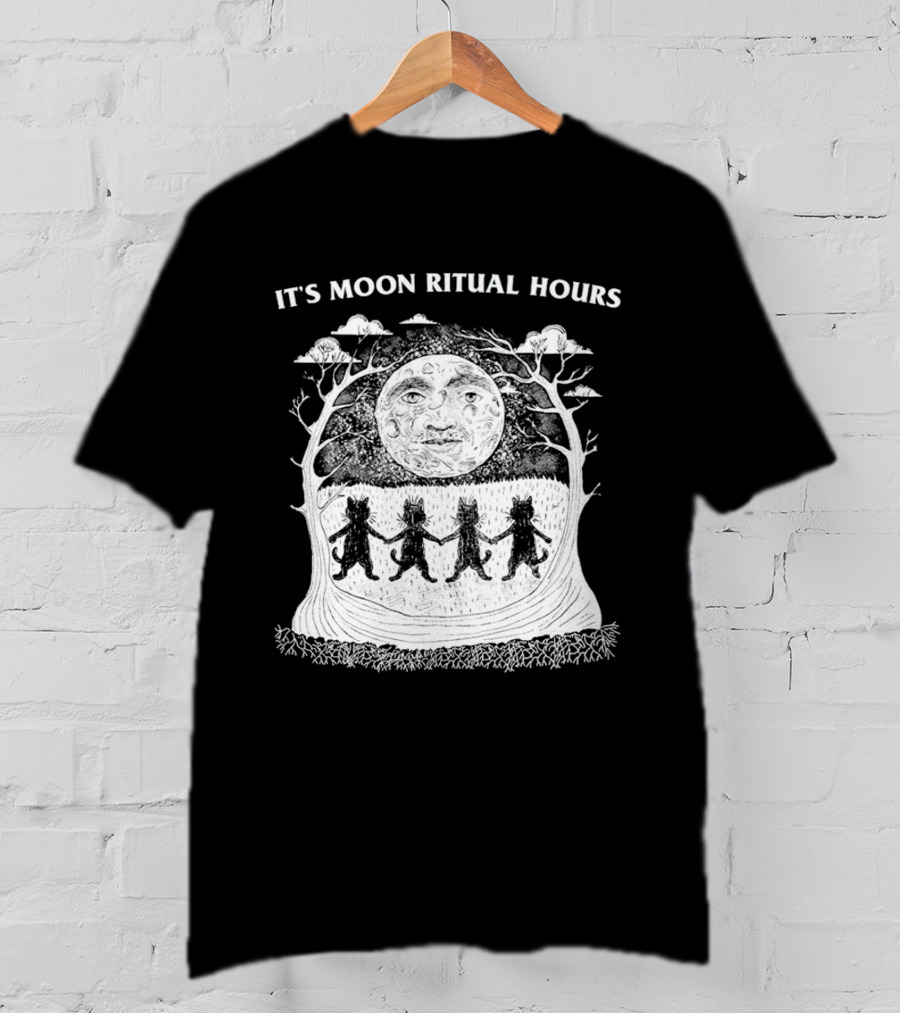 It's Moon Ritual Hours Celestial Phases And Mountains T-Shirt