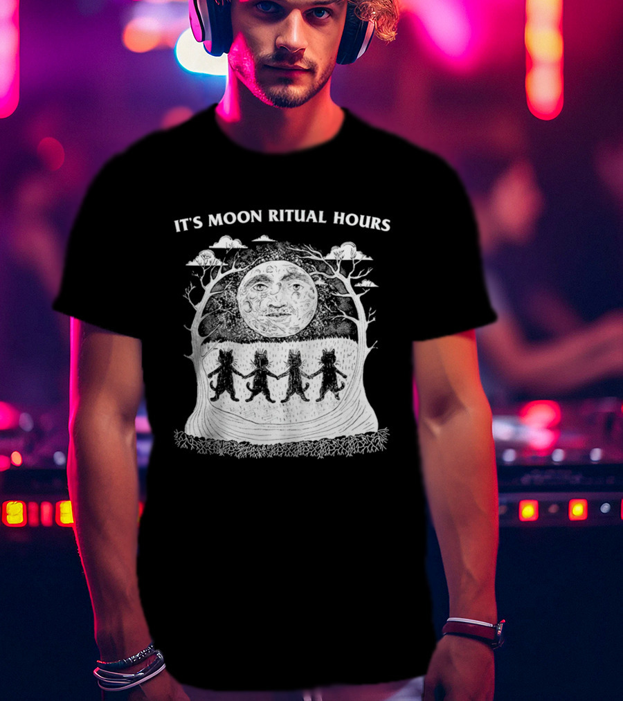 It's Moon Ritual Hours Celestial Phases And Mountains T-Shirt