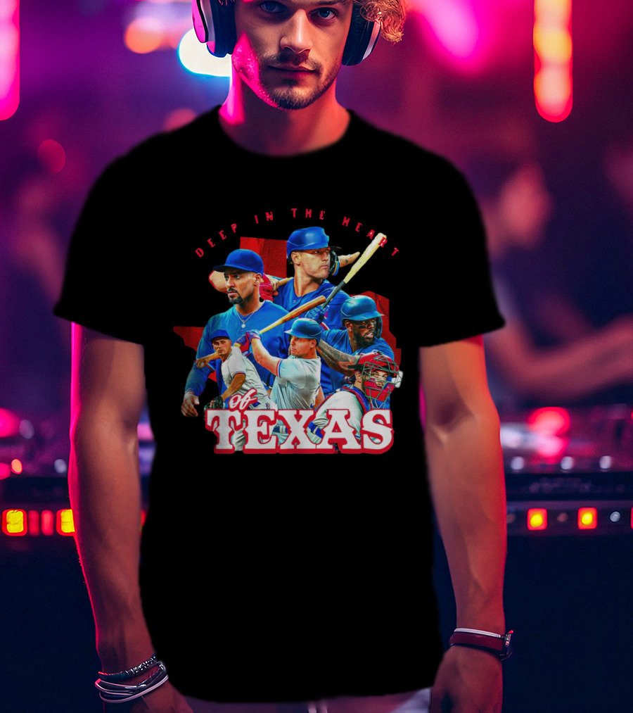 Deep In The Heart Of Texas Baseball T-Shirt