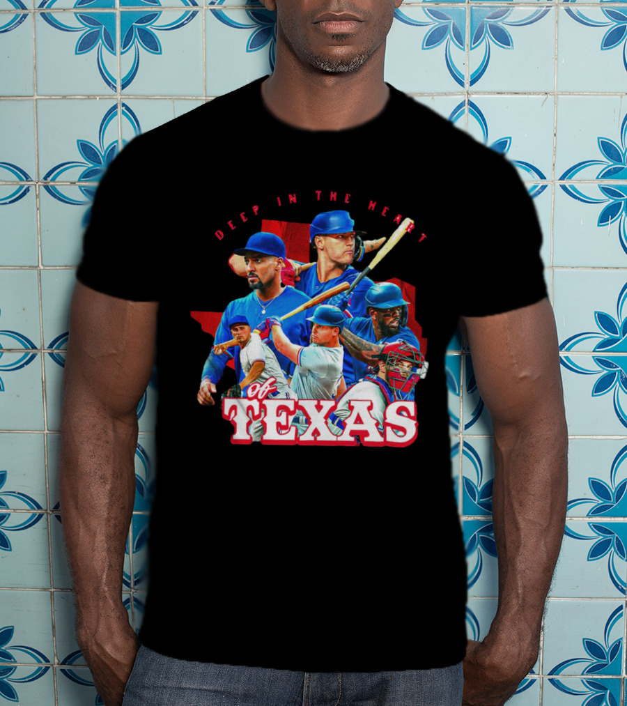 Deep In The Heart Of Texas Baseball T-Shirt