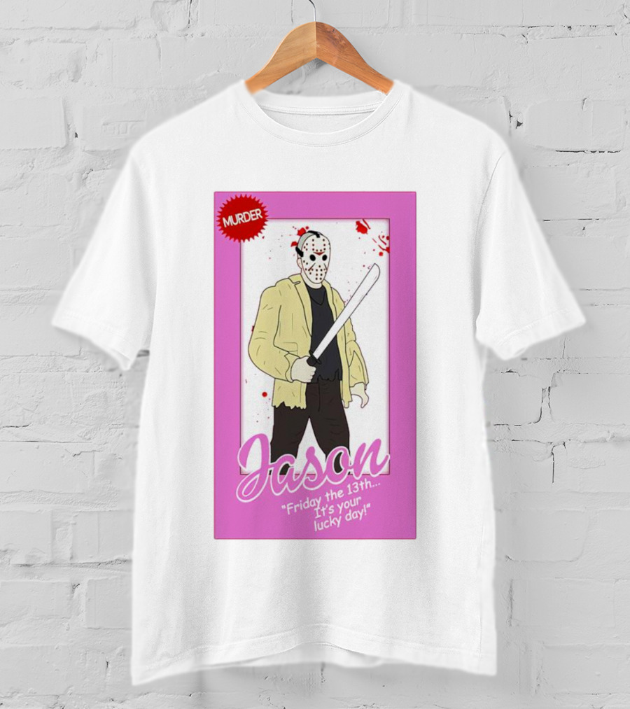 Jason Voorhees Friday The 13th It's Your Lucky Day Murder T-Shirt