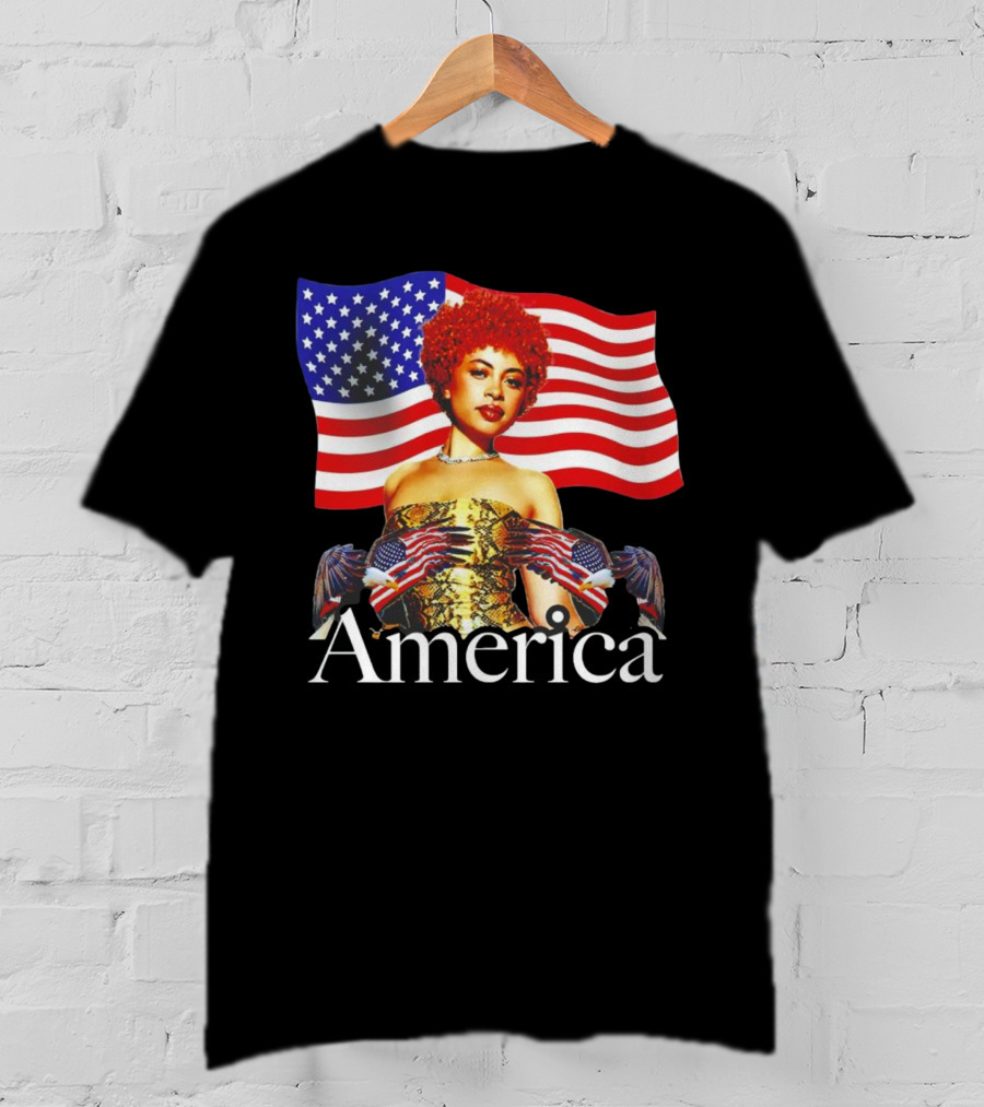 Ice Spice America United States Flag T-Shirt