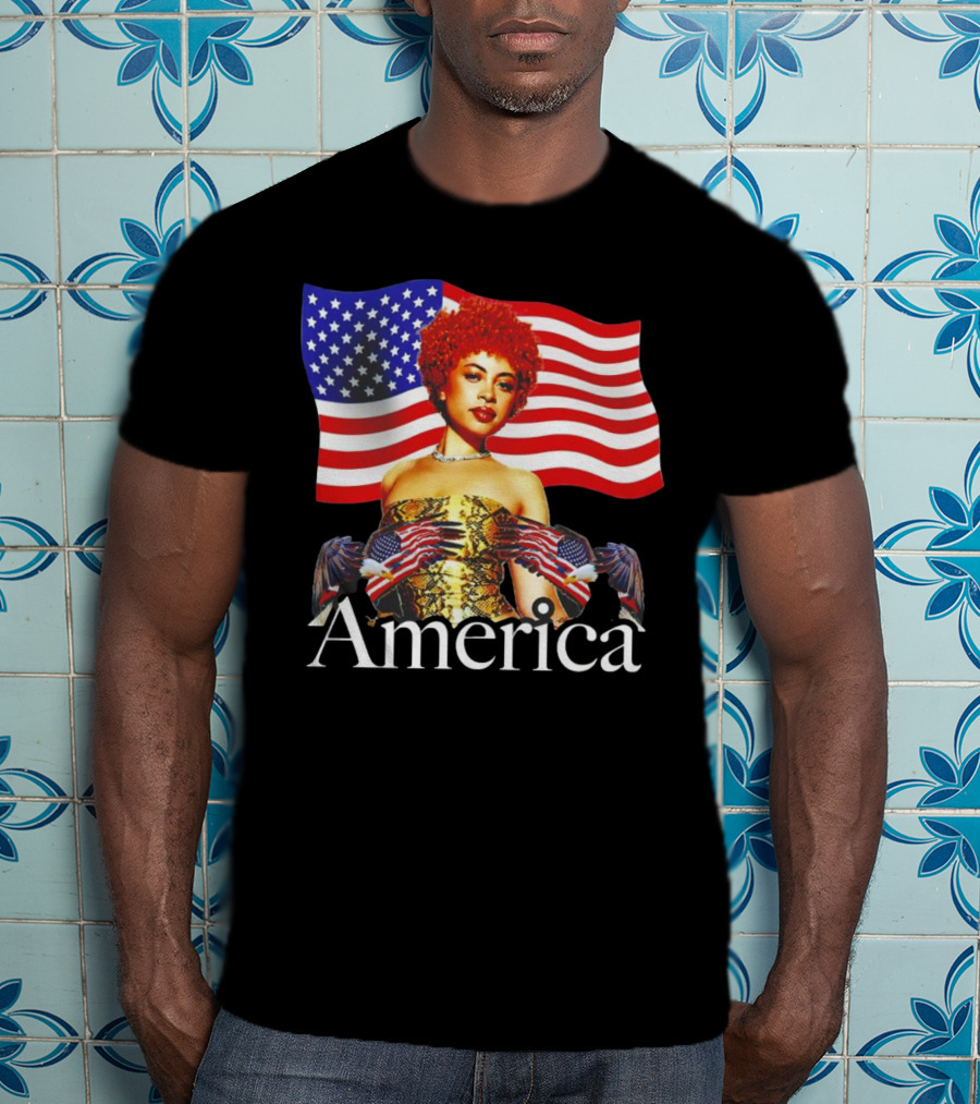 Ice Spice America United States Flag T-Shirt