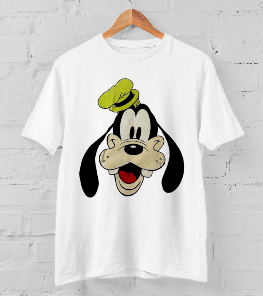 Yats Goofy Head Disney Character Face T-Shirt