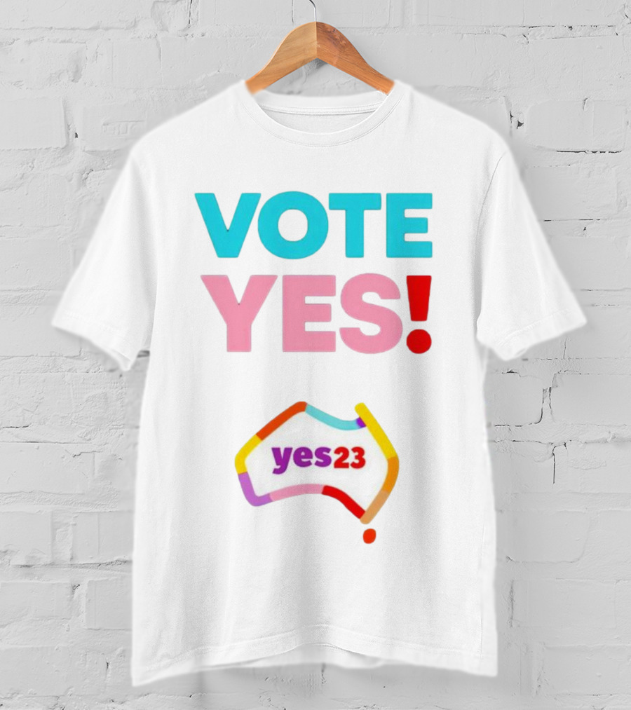Vote Yes Yes23 Australia Map T-Shirt