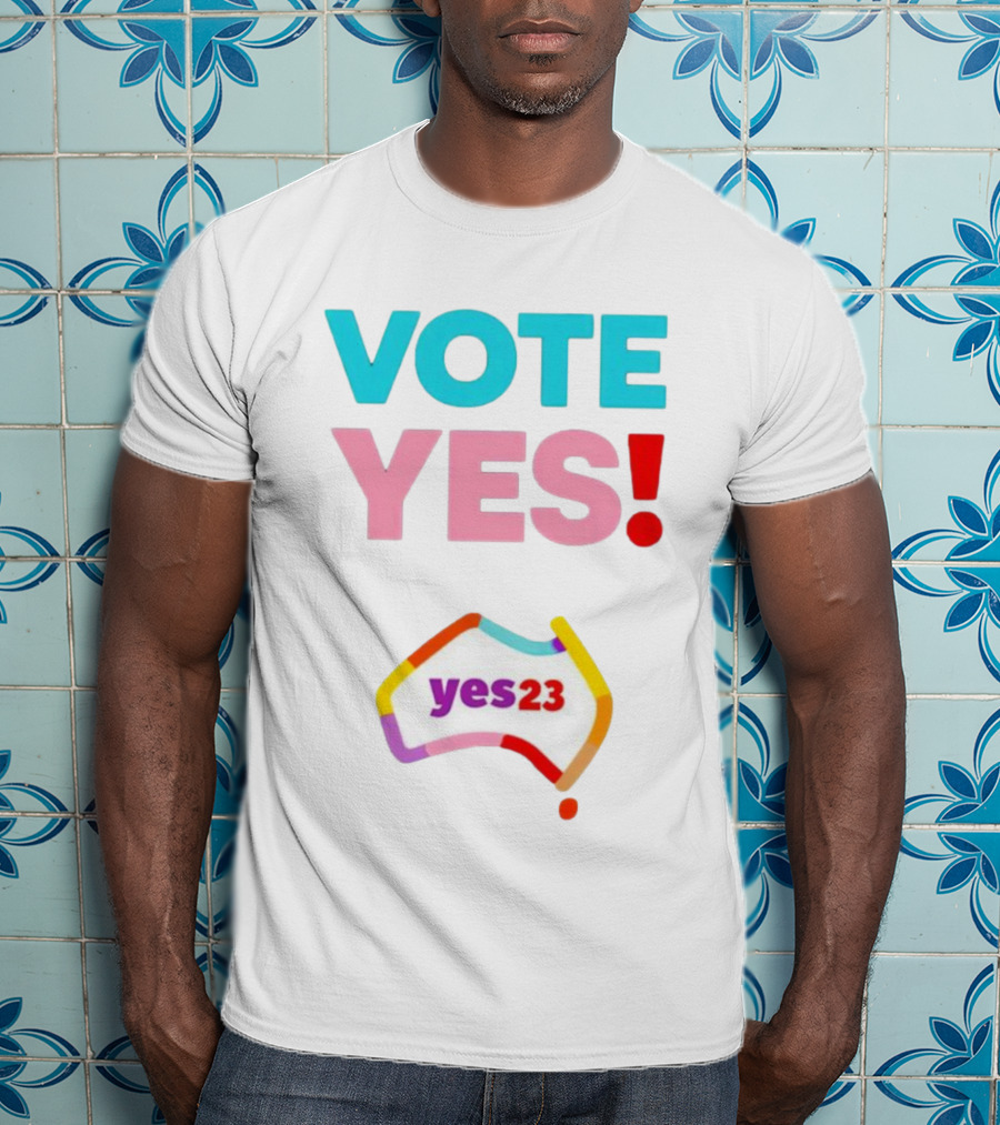 Vote Yes Yes23 Australia Map T-Shirt