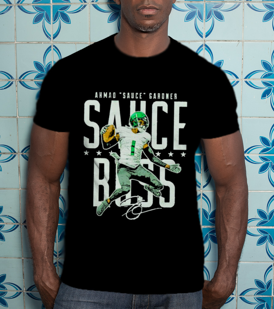 Ahmad Sauce Gardner Sauce Boss Football T-Shirt