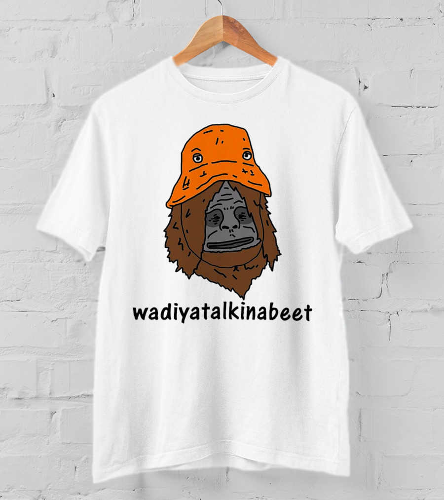 Big Lez Show Wadiyatalkinabeet Orange Hat Cartoon Character T-Shirt