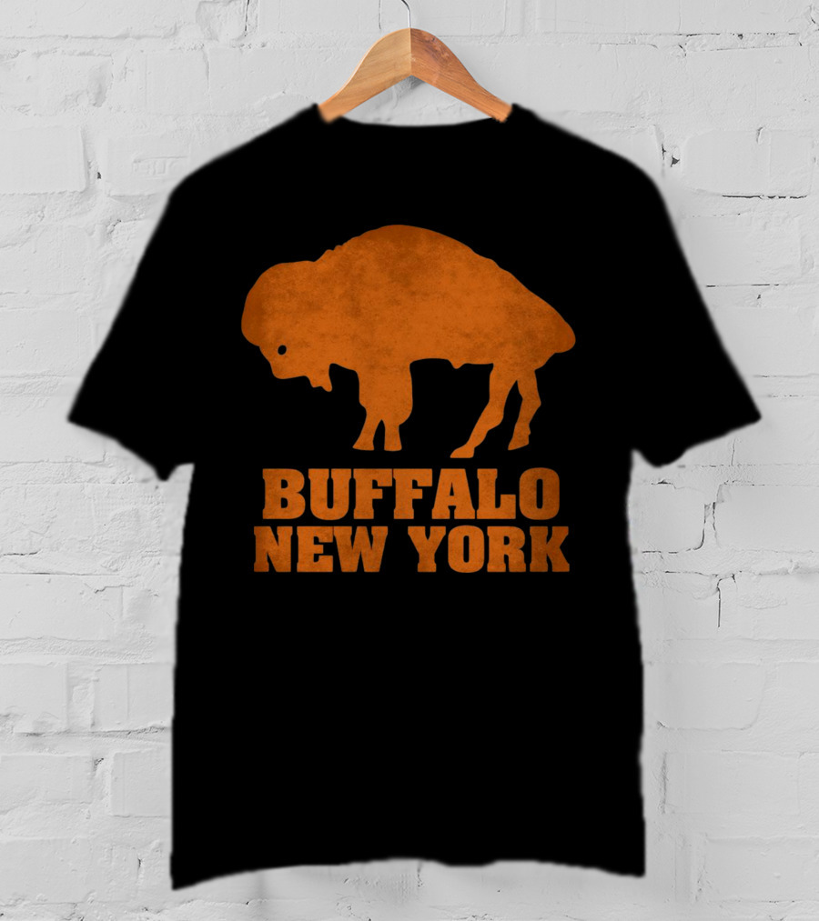 Buffalo New York Bold Orange Buffalo T-Shirt