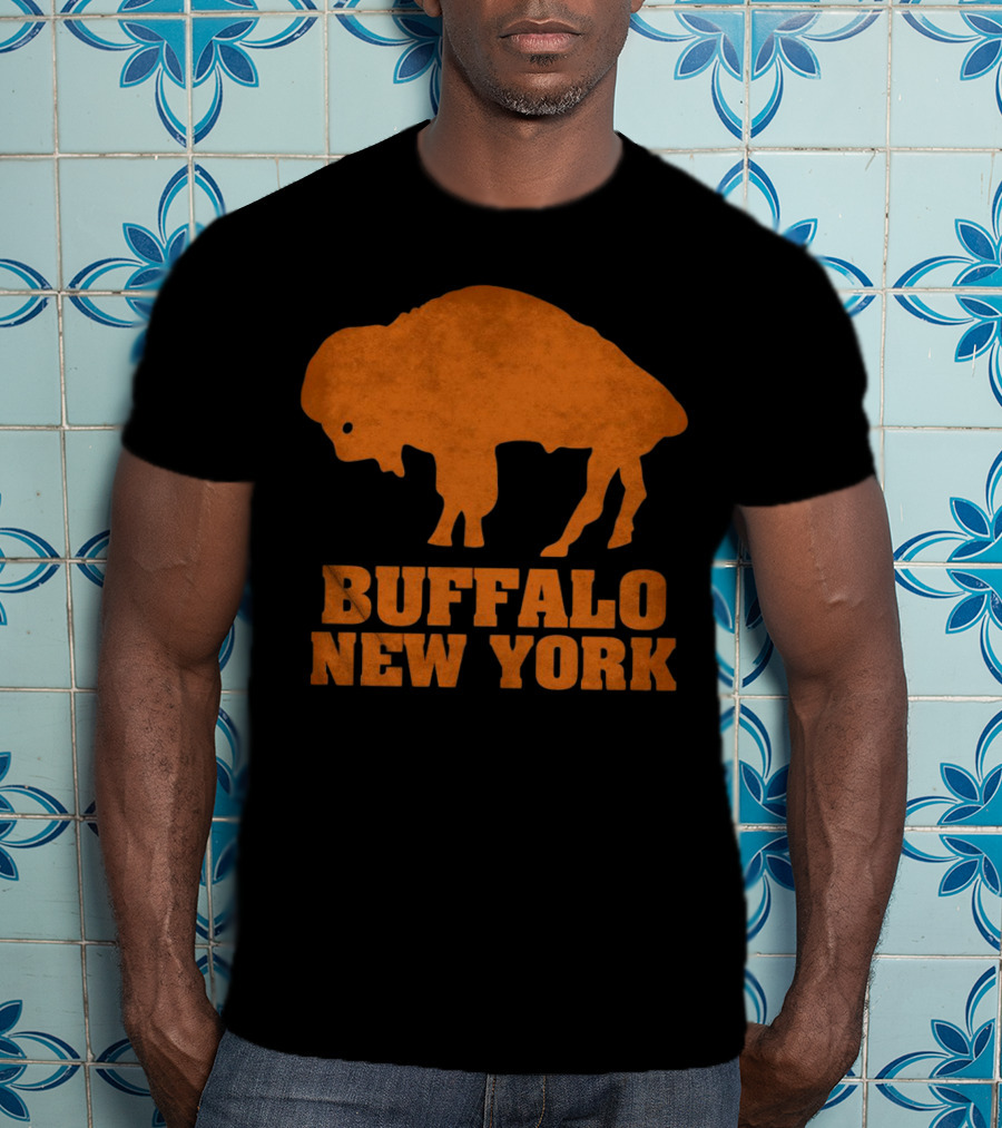Buffalo New York Bold Orange Buffalo T-Shirt