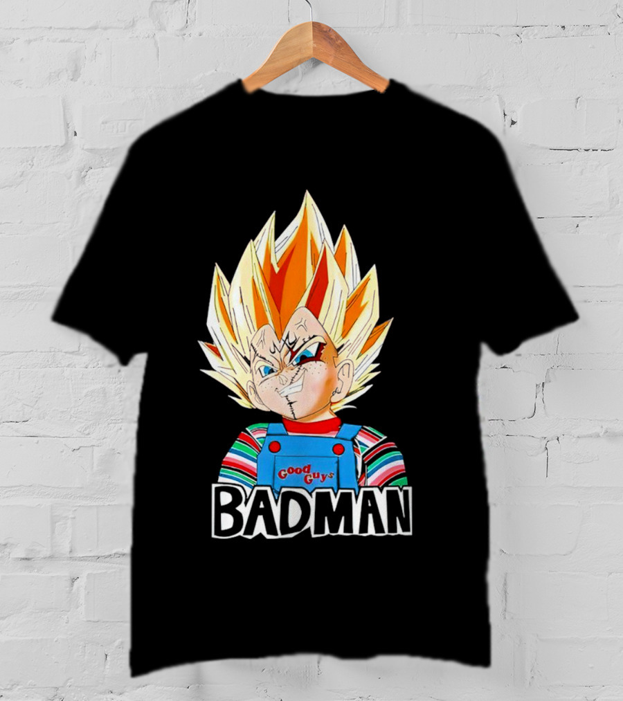 Vegeta Badman Good Guys Mashup T-Shirt
