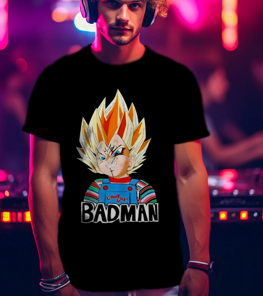 Vegeta Badman Good Guys Mashup T-Shirt