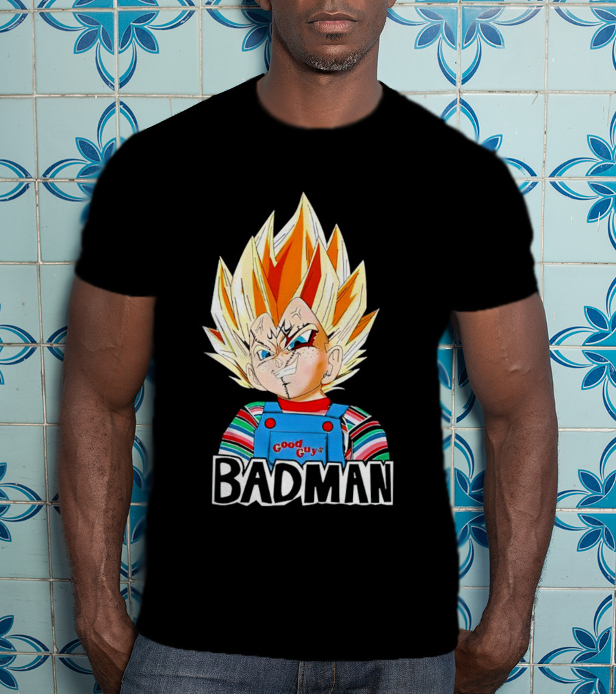 Vegeta Badman Good Guys Mashup T-Shirt