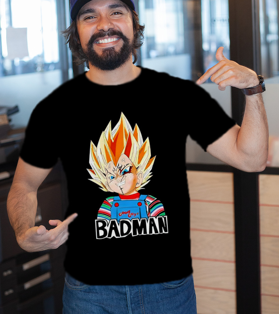 Vegeta Badman Good Guys Mashup T-Shirt