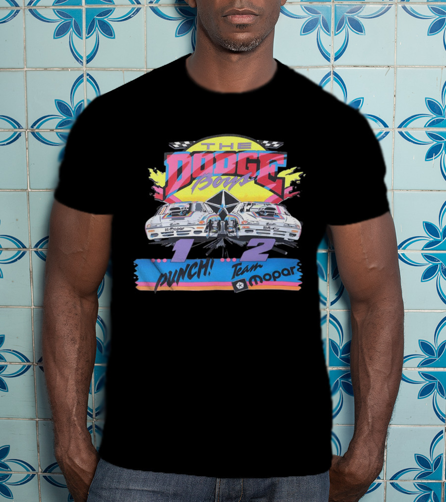 The Dodge Boys 1-2 Punch Team Mopar Racing T-Shirt