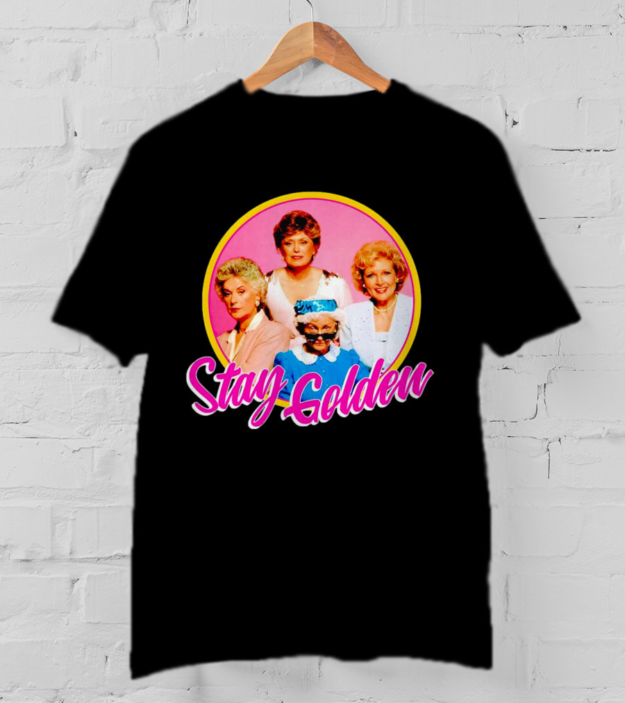 Golden Girls Character Group Circle Stay Golden T-Shirt