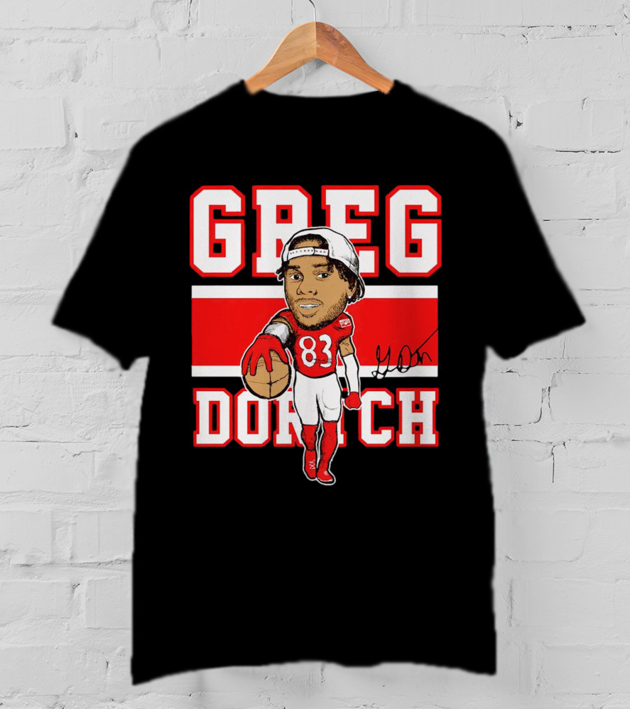 Greg Dortch 83 Arizona Cardinals Signature T-Shirt
