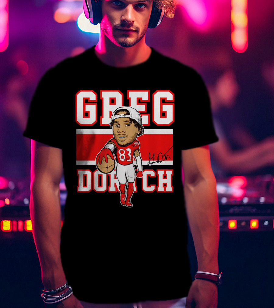 Greg Dortch 83 Arizona Cardinals Signature T-Shirt