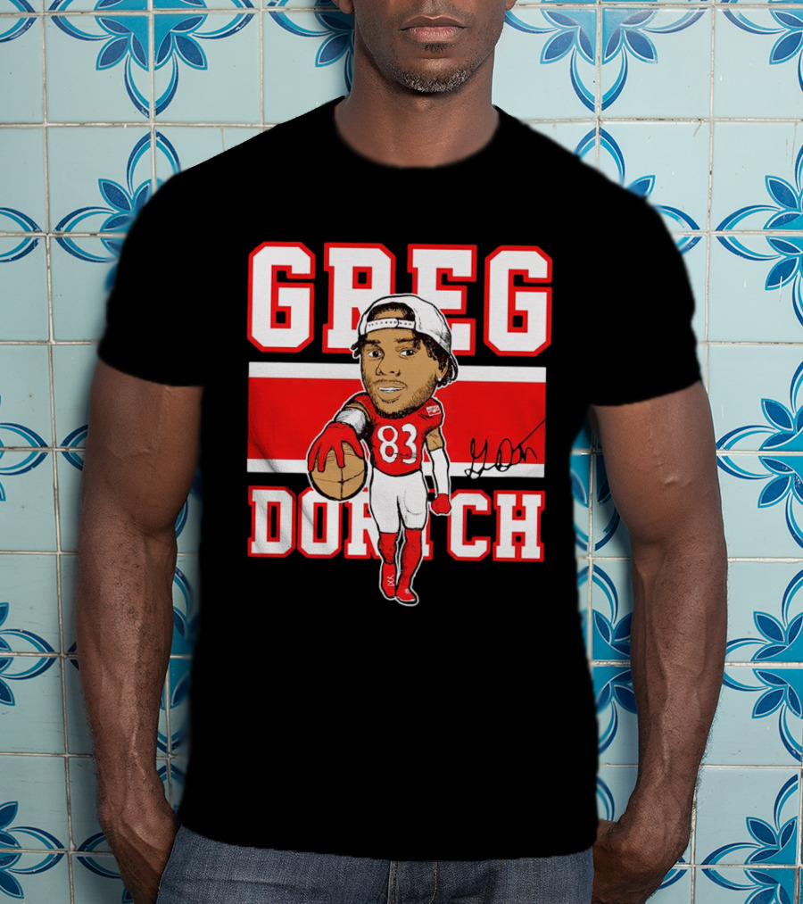 Greg Dortch 83 Arizona Cardinals Signature T-Shirt