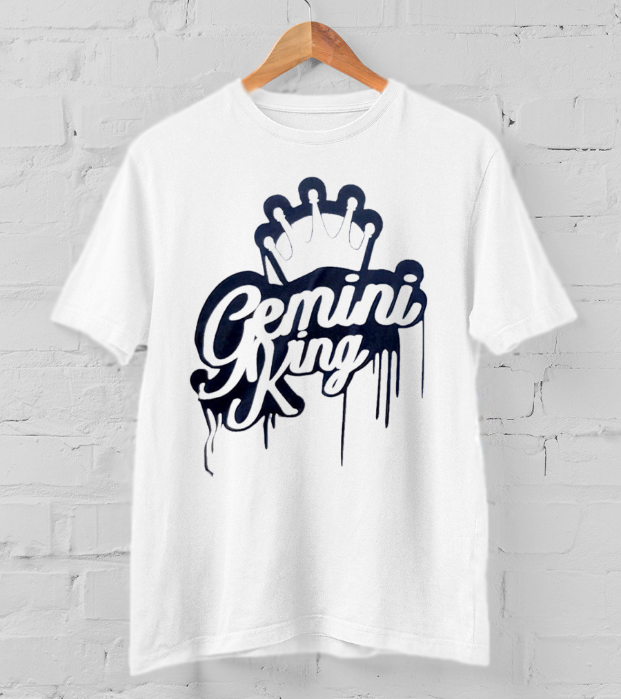 Gemini King Dripping Crown T-Shirt