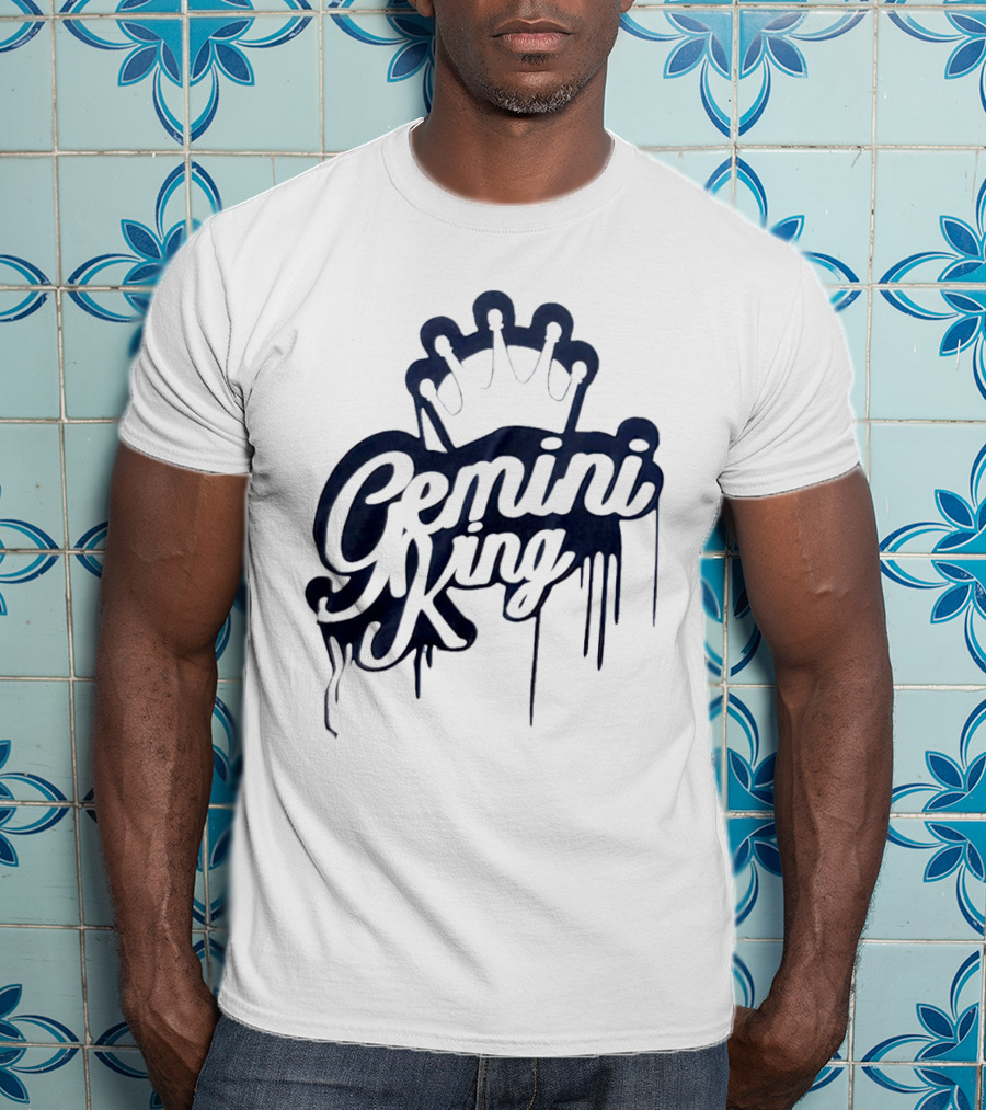 Gemini King Dripping Crown T-Shirt