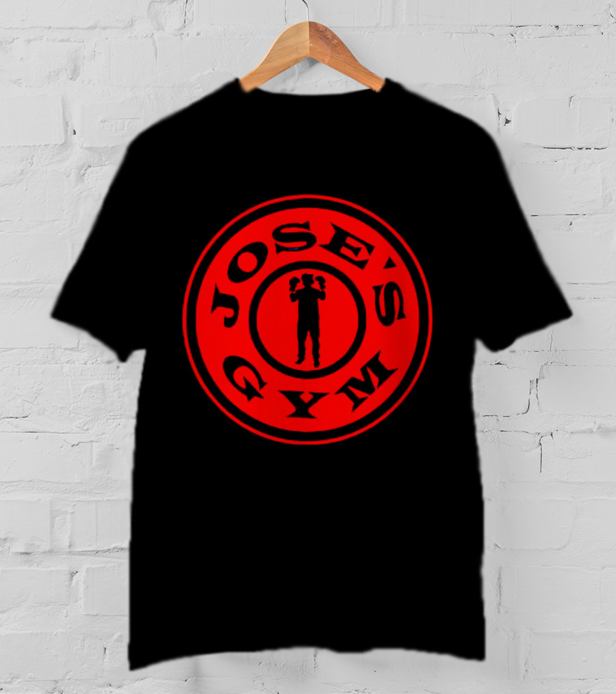 José Ramírez Jose's Gym Powerlifting Silhouette Emblem T-Shirt