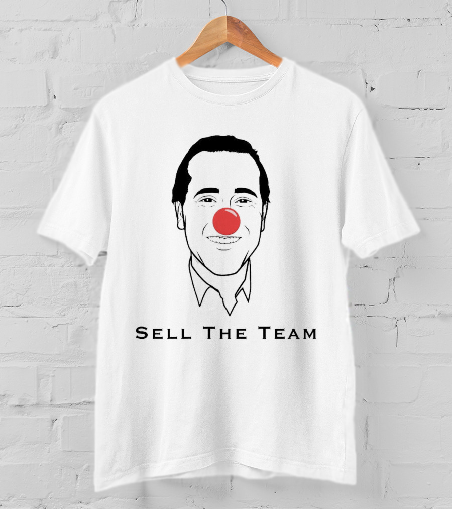 Sell The Team Kevin Brown Red Clown Nose Protest T-Shirt