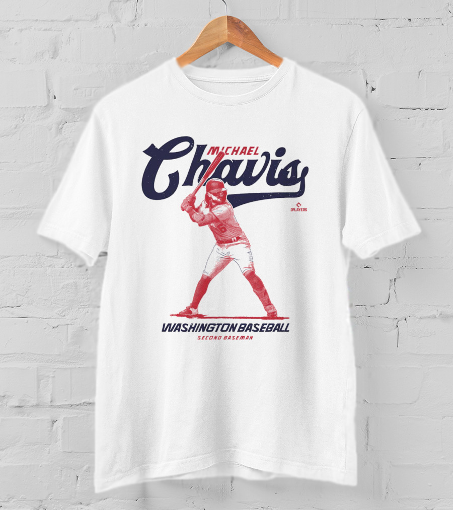 Michael Chavis Washington Baseball Second Baseman Player Vintage T-Shirt