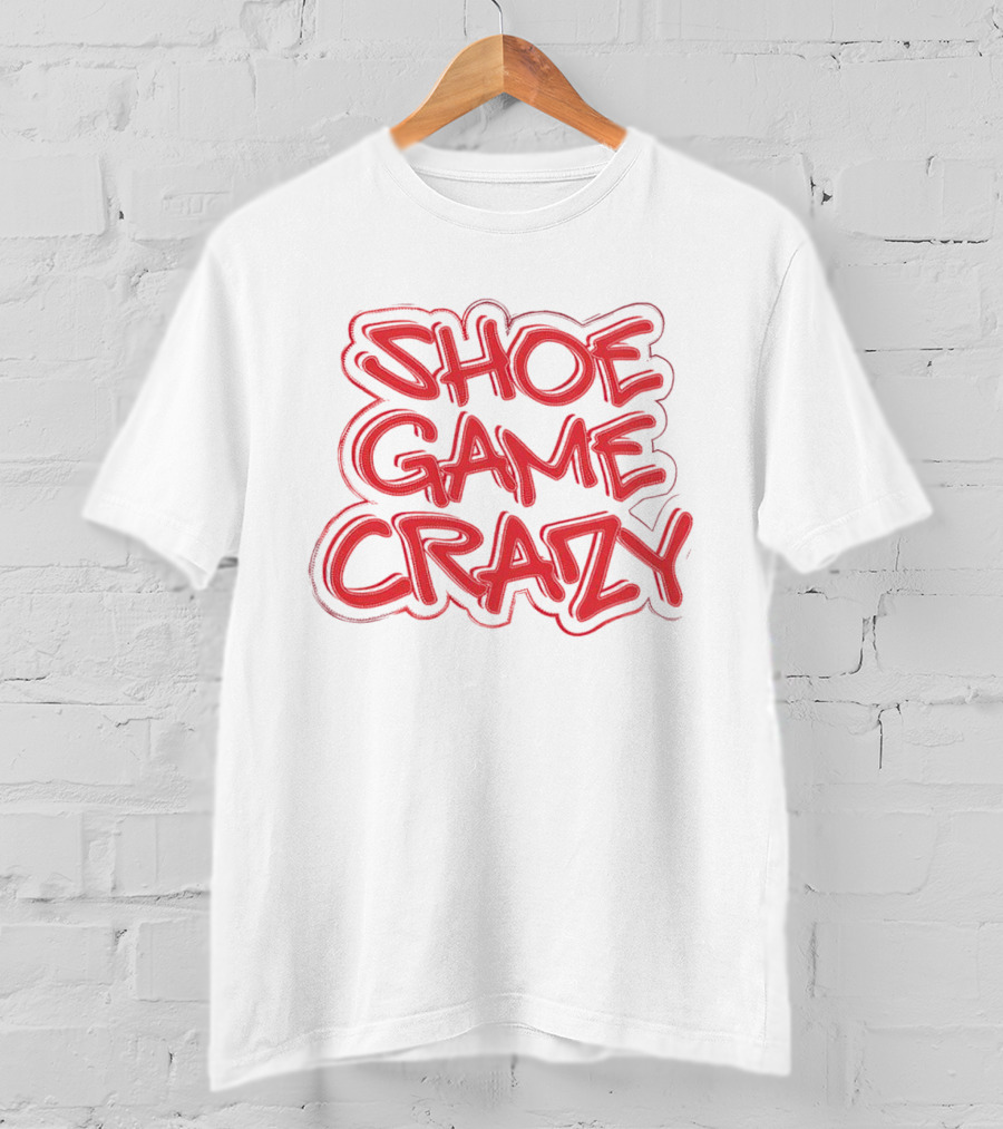 Shoe Game Crazy Red Graffiti T-Shirt