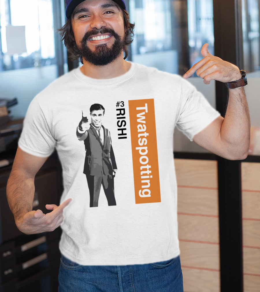 Twatspotting #3 Rishi Thumbs Up Gesture T-Shirt